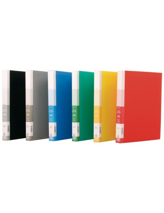 JAYAMART Stationery|CBE Clear Holder A4 40 pockets 76040RM17.70RM17.70CbePVC & PP File
