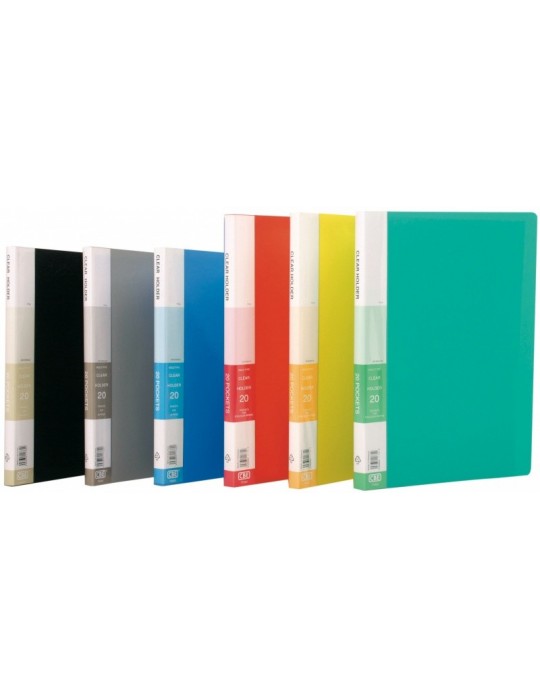 JAYAMART Stationery|CBE Clear Holder A4 20 pockets 76020RM10.50RM10.50CbePVC & PP File