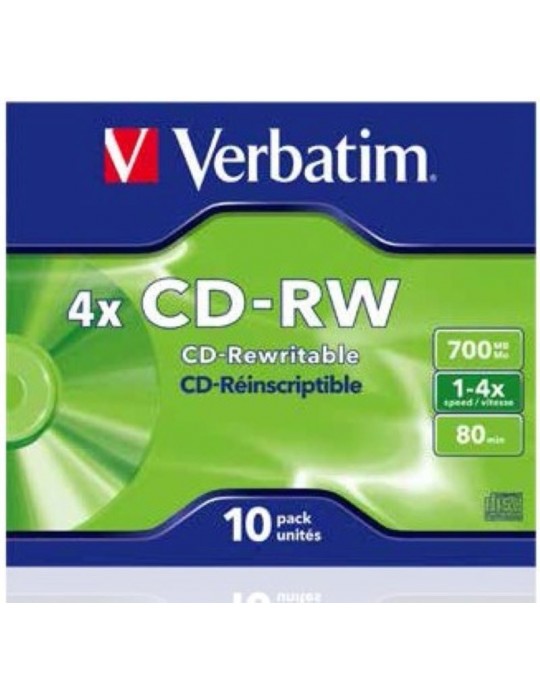 JAYAMART Stationery|Verbatim CD-RW 43123 (single casing)RM5.30RM5.30VerbatimRemovable Storage