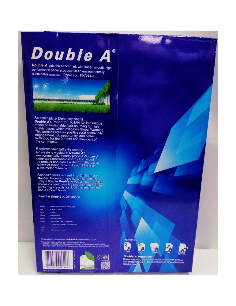 JAYAMART Stationery|Double A Photocopy Paper A3 80 gsm 500's (KL & PJ)RM36.00RM36.00Paper & Card