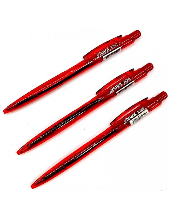JAYAMART Stationery|Acura Click Ball Pen 50's (3 colours)RM16.00RM16.00AcuraPen & Refill