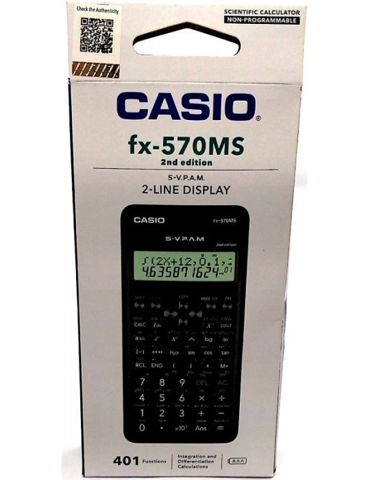 JAYAMART Stationery|Casio Scientific Calculator FX-570MS2RM80.00RM80.00Calculator
