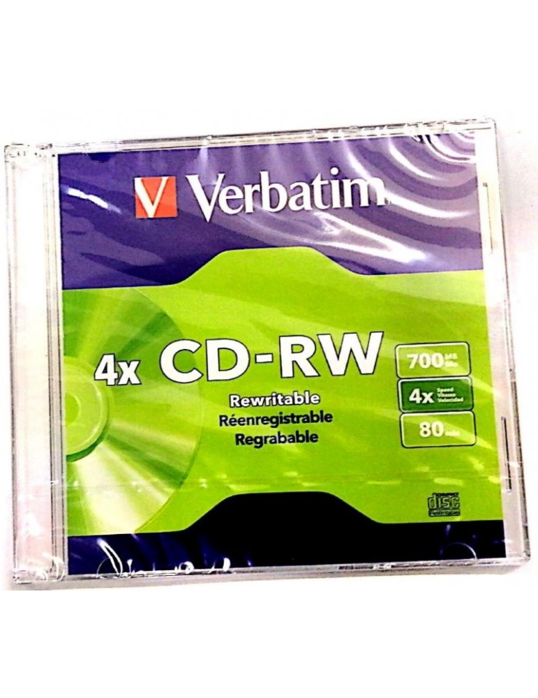 JAYAMART Stationery|Verbatim CD-RW 43123 (single casing)RM5.30RM5.30VerbatimRemovable Storage