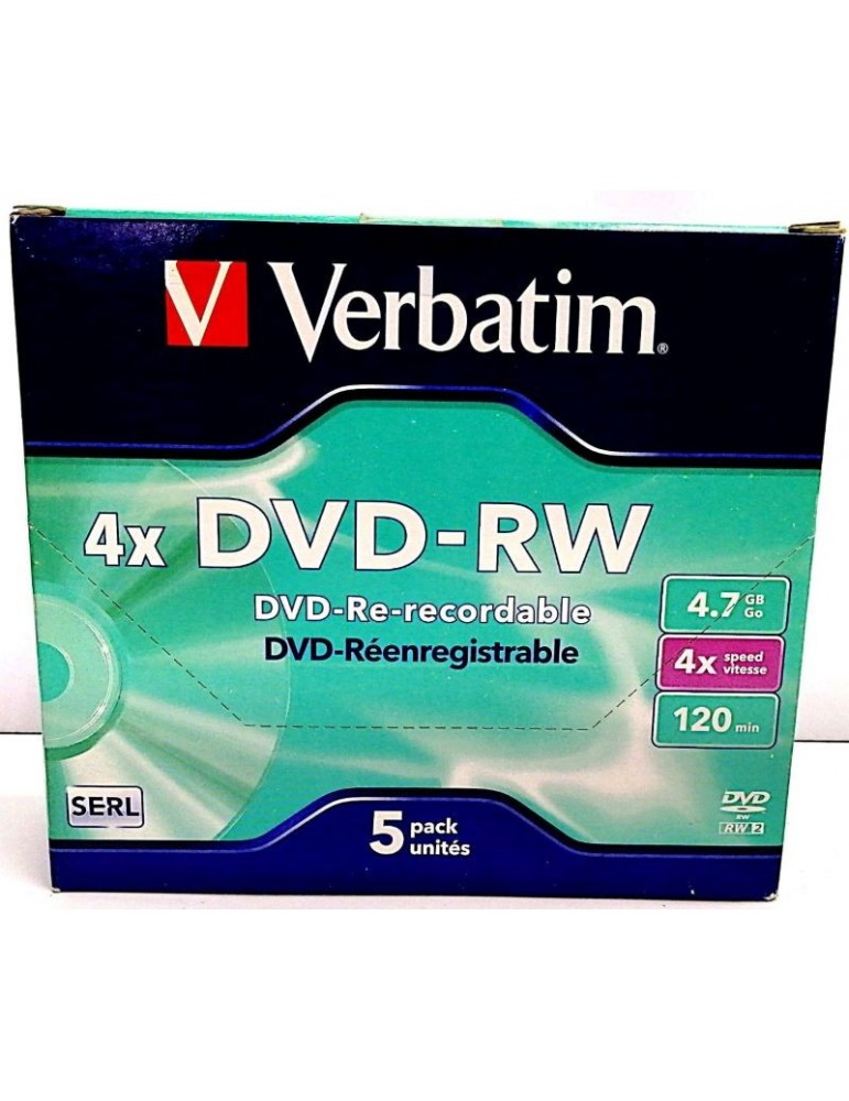 JAYAMART Stationery|Verbatim DVD-RW (single casing)RM6.70RM6.70VerbatimRemovable Storage