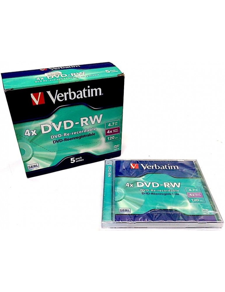 JAYAMART Stationery|Verbatim DVD-RW (single casing)RM6.70RM6.70VerbatimRemovable Storage