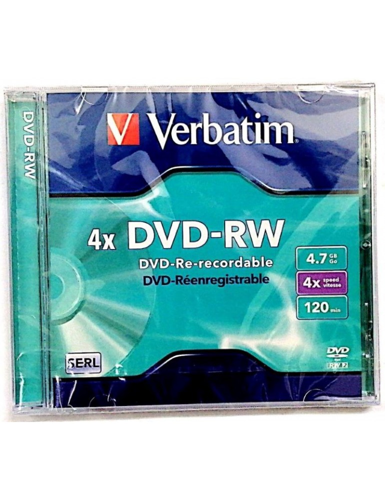 JAYAMART Stationery|Verbatim DVD-RW (single casing)RM6.70RM6.70VerbatimRemovable Storage
