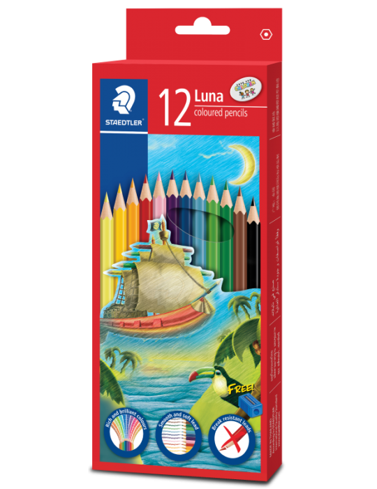 JAYAMART Stationery|Staedtler Luna Colour Pencil 12 colours (long) 136C12RM7.20RM7.20StaedtlerColour