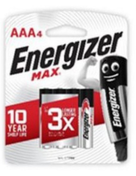 JAYAMART Stationery|Energizer Battery Max AAA (4's)RM16.90RM16.90EnergizerBattery