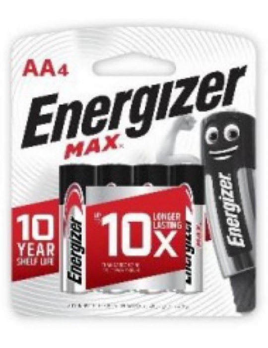 JAYAMART Stationery|Energizer Battery Max AA (4's)RM16.90RM16.90EnergizerBattery