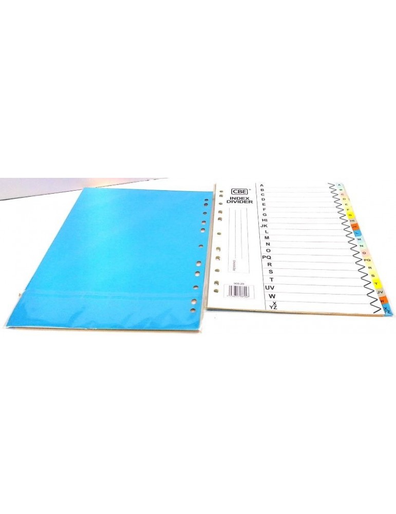 JAYAMART Stationery|CBE Index Divider (A-Z) A4 900-20RM9.20RM9.20CbeIndex Divider