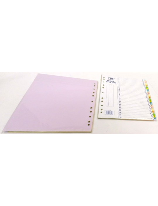 JAYAMART Stationery|CBE Index Divider (1-31) A4 907-31RM13.40RM13.40CbeIndex Divider