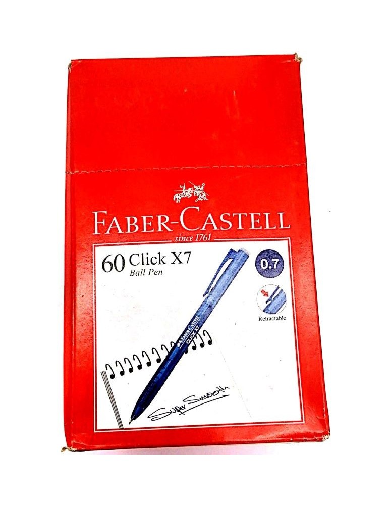 JAYAMART Stationery|Faber Castell Click Ball Pen X7 0.7 mm (3 colours)RM0.80RM0.80Pen & Refill