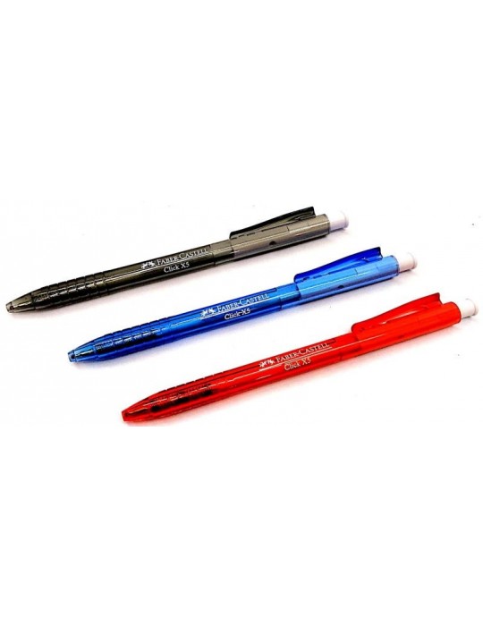 JAYAMART Stationery|Faber Castell Click Ball Pen X5 0.5 mm (3 colours)RM0.80RM0.80Pen & Refill