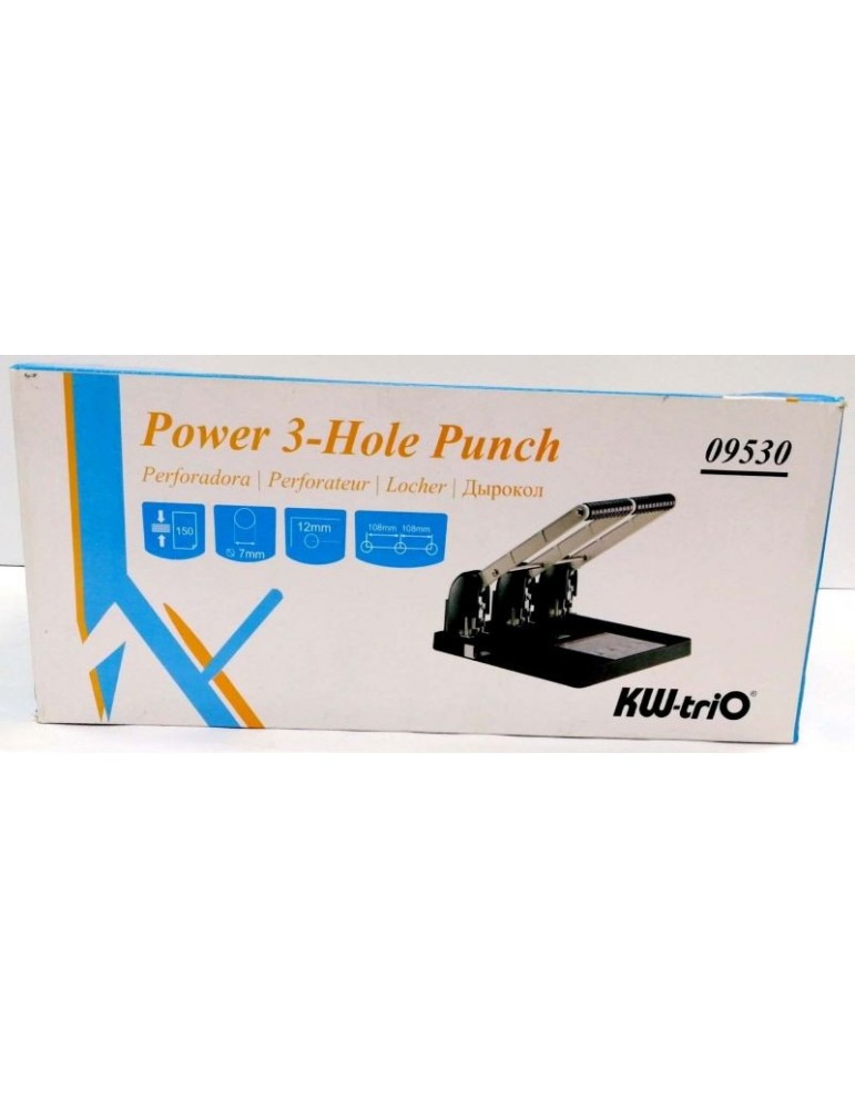 JAYAMART Stationery|KW Heavy Duty Punch 3 holes 09530RM540.00RM540.00Punch