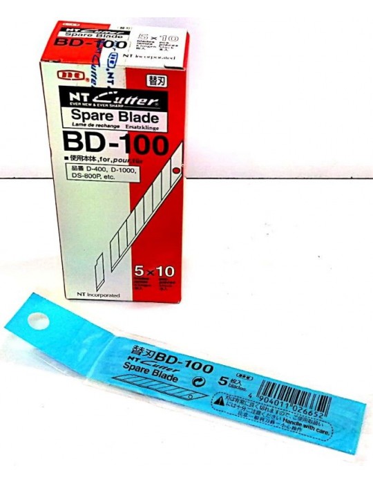 NT Cutter Refill BD100 (S) sharp edge