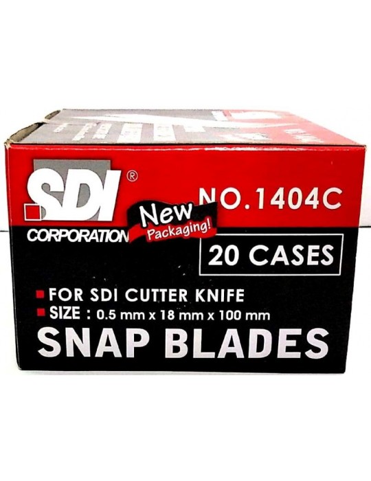 JAYAMART Stationery|SDI Cutter Blade Refill 1404C (L)RM3.10RM3.10SDIScissors & Cutter
