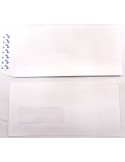 White Window Envelope 4.5" x 9.5" peel & seal 500's