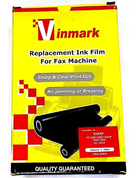 JAYAMART Stationery|Compatible Fax Film (for Sharp FO15CR) 2'sRM70.00RM70.00VinmarkCompatible Ribbon & Fax Film