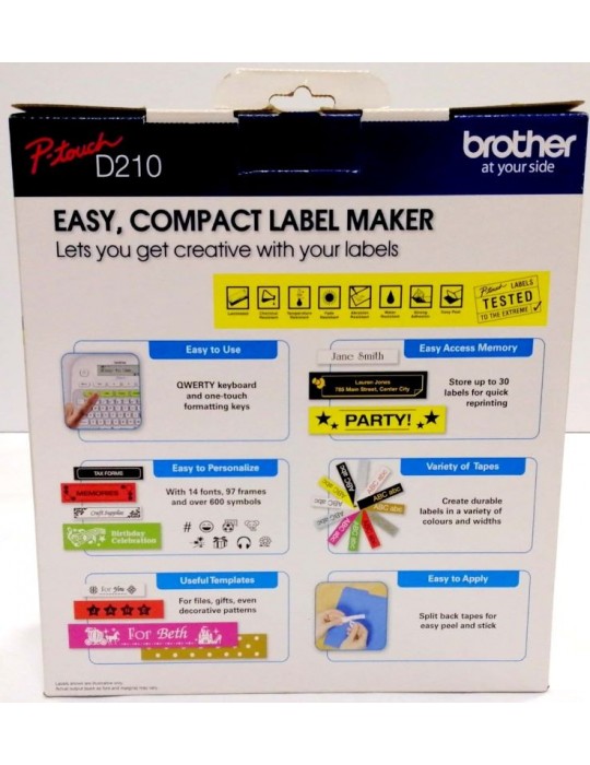 JAYAMART Stationery|Brother P-Touch Labeller PTD210RM247.00RM247.00Labeller & Label