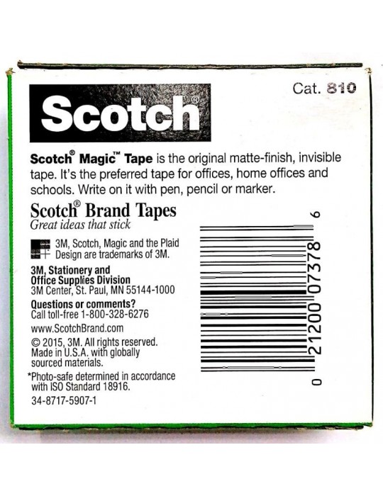 JAYAMART Stationery|3M Scotch Magic Tape 810 0.75"RM8.00RM8.00Tape
