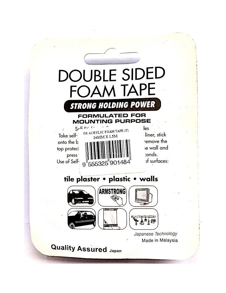 JAYAMART Stationery|Acrylic Clear Foam Tape 24 mmRM7.20RM7.20Tape