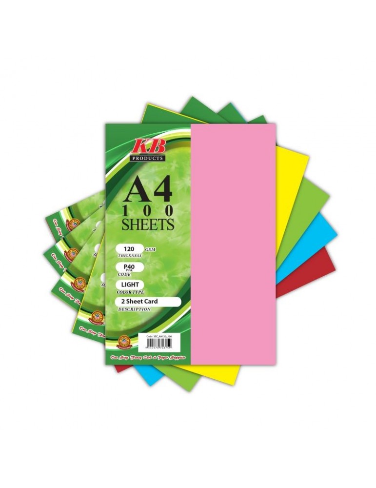 JAYAMART Stationery|2 Sheet Card A4 120 gsm 100's (single europe / dark colour)RM12.00RM12.00KbPaper & Card