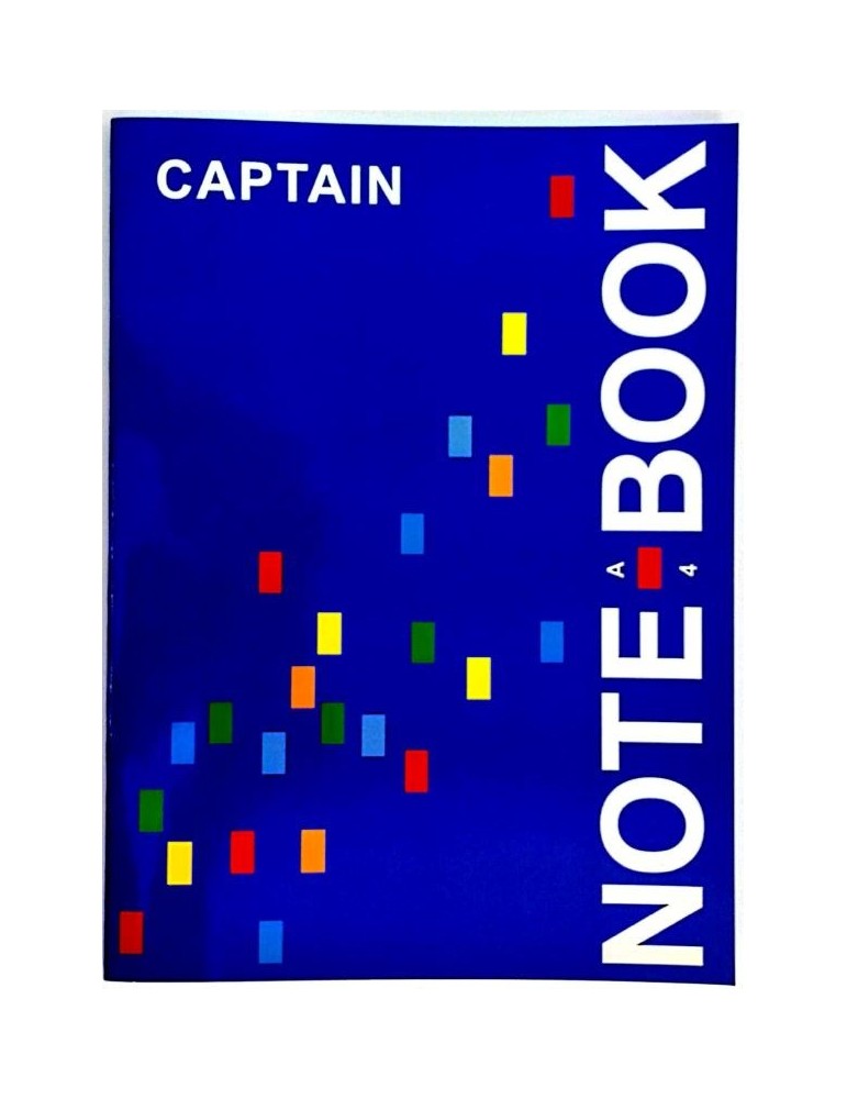 JAYAMART Stationery|Captain Card Cover Note Book A4 80 pagesRM2.80RM2.80Card & Soft Cover