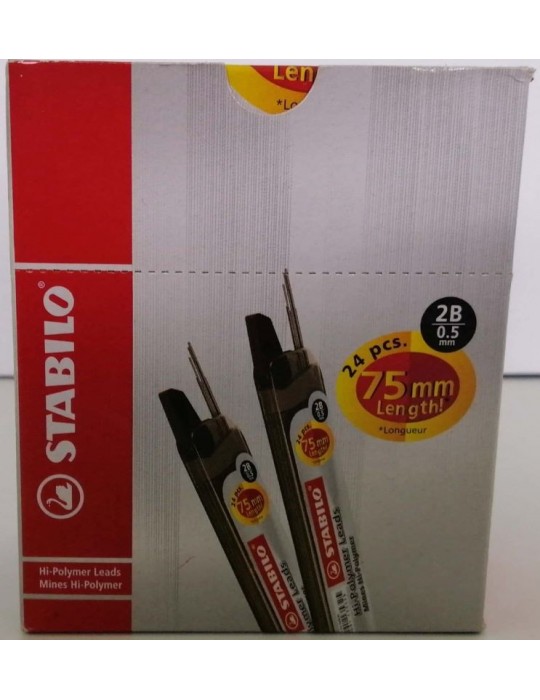 JAYAMART Stationery|STABILO Refill Leads 2B for Mechanical Pencil 0.5 mmRM0.95RM0.95STABILOMechanical Pencil & Lead