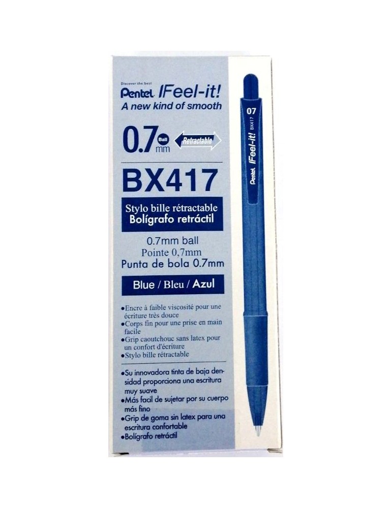 JAYAMART Stationery|Pentel Feel-It Ball Point Pen 0.7 / 1.0 mm (4 colours)RM0.80RM0.80PentelPen & Refill