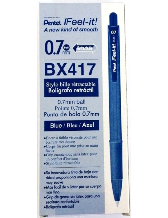 JAYAMART Stationery|Pentel Feel-It Ball Point Pen 0.7 / 1.0 mm (4 colours)RM0.80RM0.80PentelPen & Refill