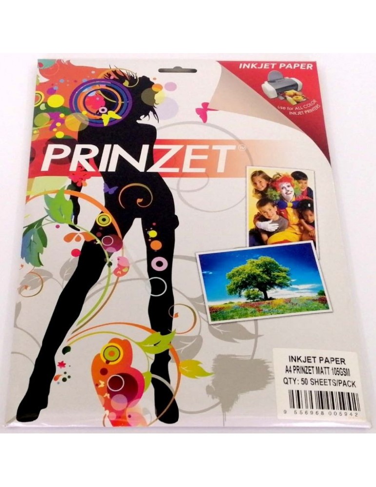 JAYAMART Stationery|Prinzet Inkjet Paper Matt A4 105 gsmRM16.00RM16.00Inkjet Paper & Card