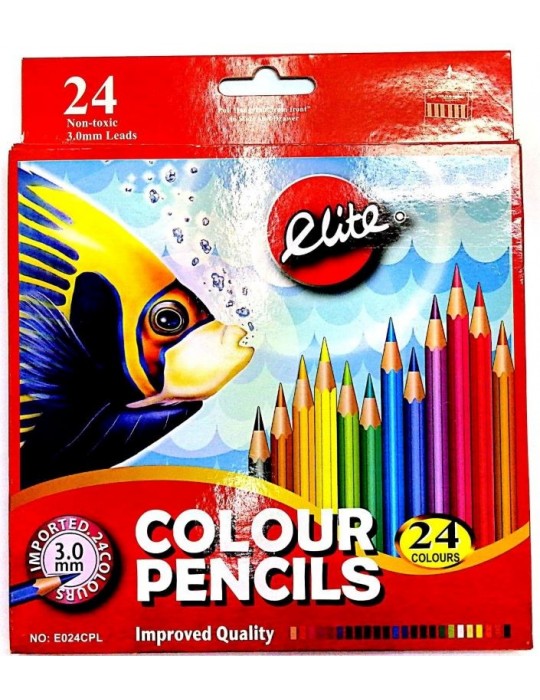 JAYAMART Stationery|Elite Colour Pencil 24 colours (long)RM7.50RM7.50EliteColour