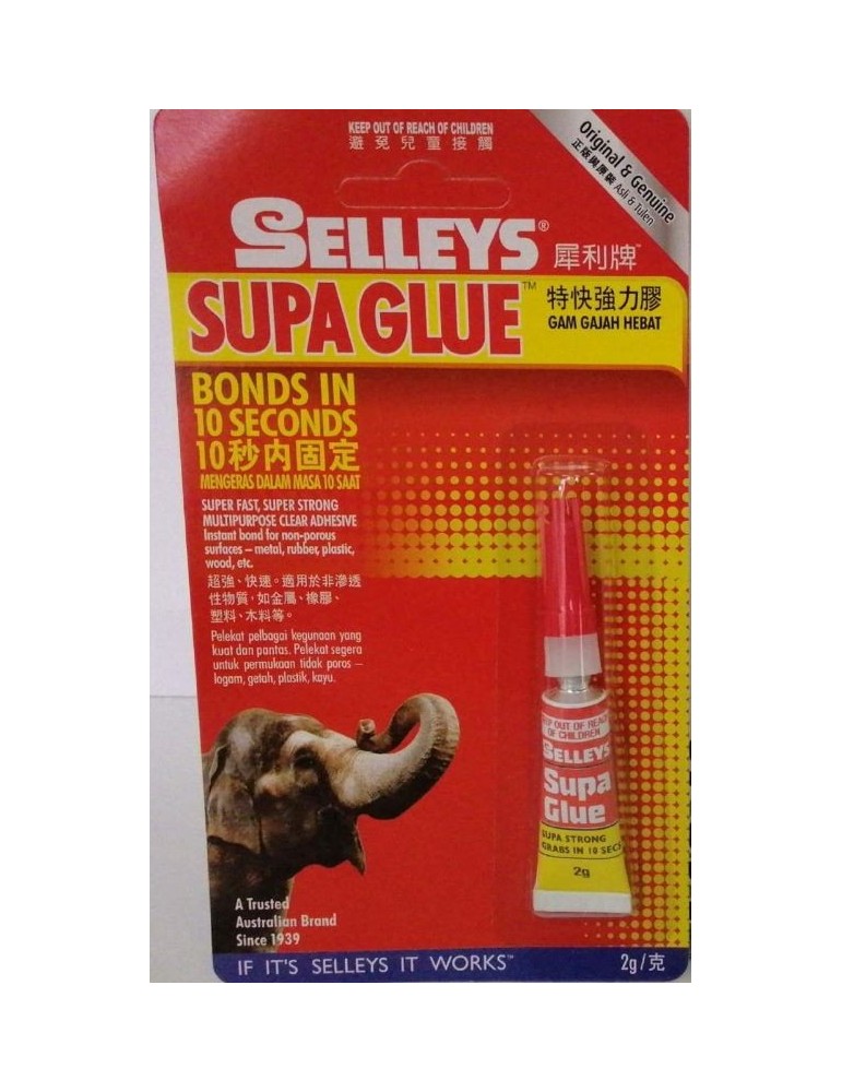 JAYAMART Stationery|Selleys Supa Glue 2gRM4.20RM4.20Glue