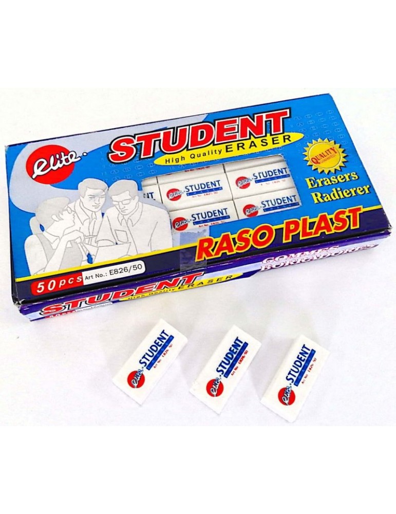 JAYAMART Stationery|Elite Student Eraser 50'sRM6.50RM6.50EliteBlanco & Eraser