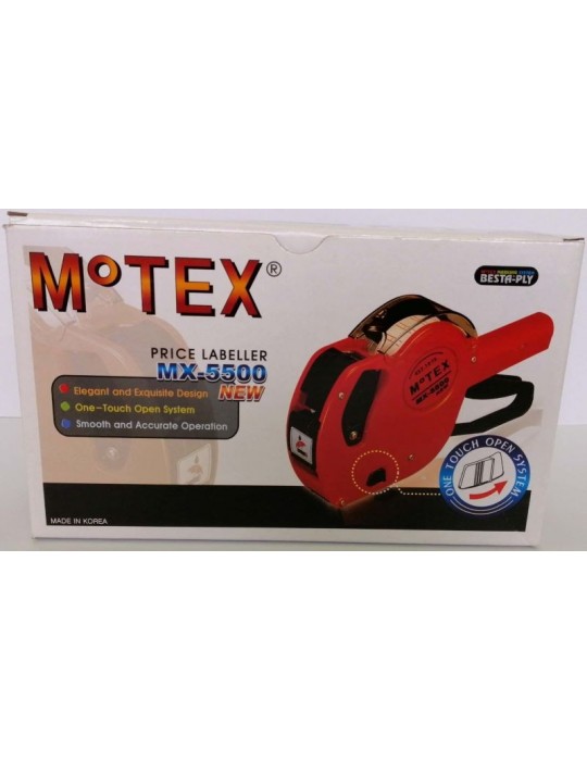 JAYAMART Stationery|Motex Price Labeller Machine MX5500 single layerRM83.00RM83.00Labeller & Label