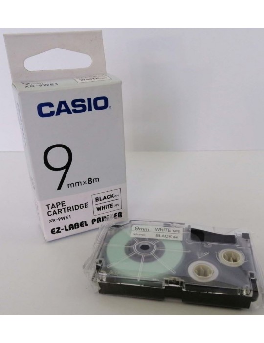 JAYAMART Stationery|Casio Ez-label 9 mm black on white tape XR-9WE1RM58.00RM58.00Labeller & Label