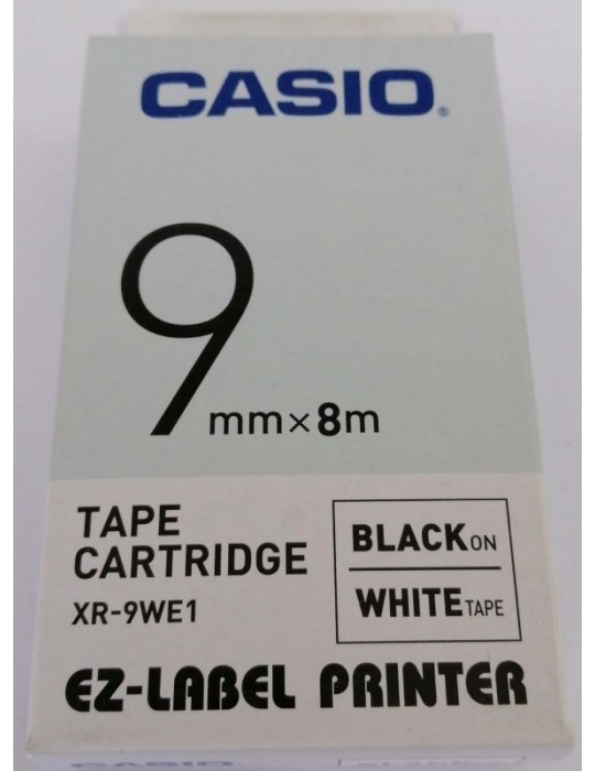 JAYAMART Stationery|Casio Ez-label 9 mm black on white tape XR-9WE1RM58.00RM58.00Labeller & Label