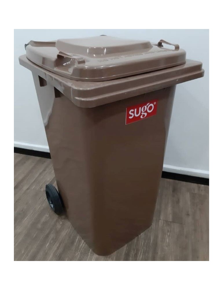 JAYAMART Stationery|Sugo Mobile Garbage Bin 2 wheeled 120 litres MGB 120L (6 colours) (KL & PJ)RM99.00RM99.00SugoPlastic Bin & Mobile Garbage Bin
