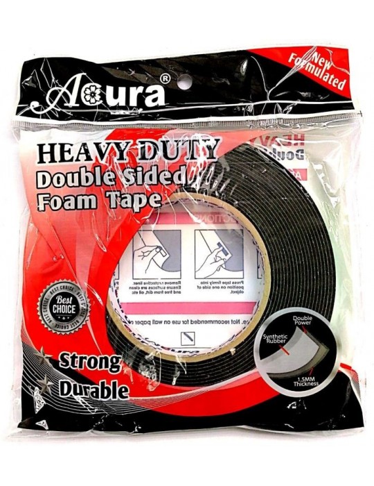 JAYAMART Stationery|Heavy Duty Double Sided Tape 18 mm x 8 (black)RM6.00RM6.00Tape