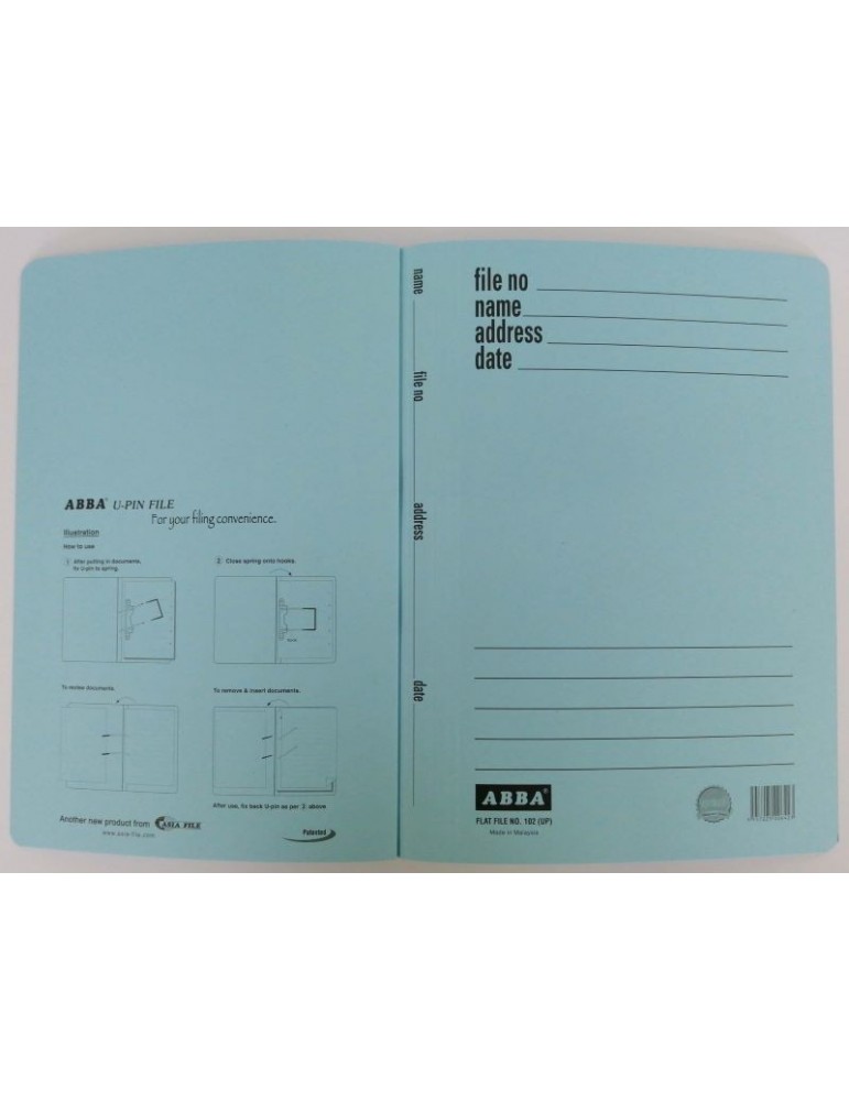 JAYAMART Stationery|Abba Flat File (U-Pin Spring) 102RM3.00RM3.00AbbaPaper File & Folder