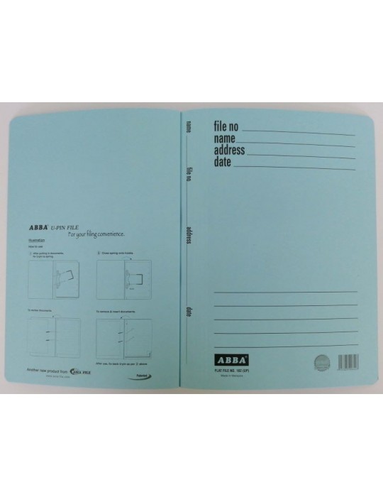 JAYAMART Stationery|Abba Flat File (U-Pin Spring) 102RM3.00RM3.00AbbaPaper File & Folder