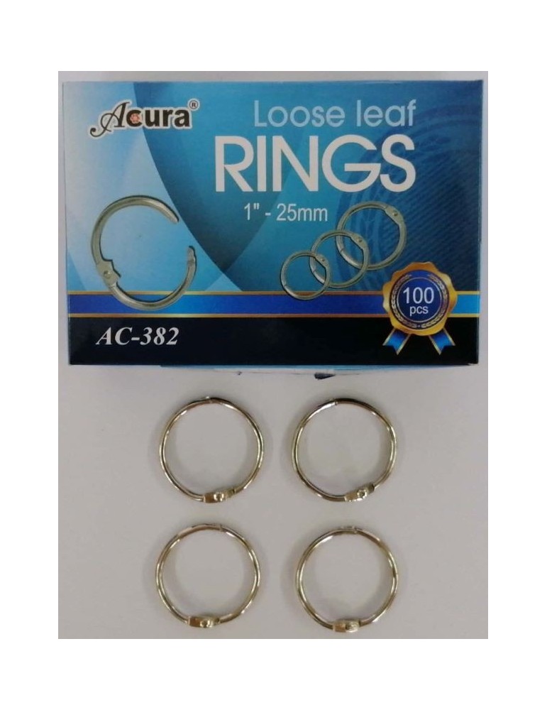 JAYAMART Stationery|Acura Card Ring 25 mm AC-382 100'sRM27.00RM27.00AcuraMiscellaneous - Office Stationery