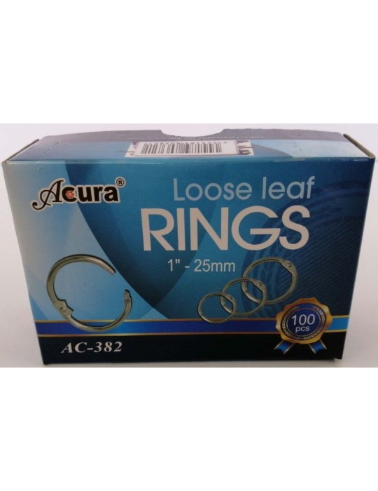 JAYAMART Stationery|Acura Card Ring 25 mm AC-382 100'sRM27.00RM27.00AcuraMiscellaneous - Office Stationery
