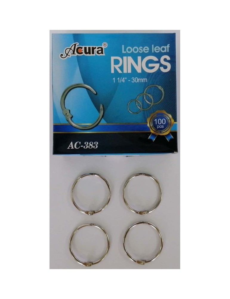 JAYAMART Stationery|Acura Card Ring 30 mm AC-383 100'sRM30.00RM30.00AcuraMiscellaneous - Office Stationery