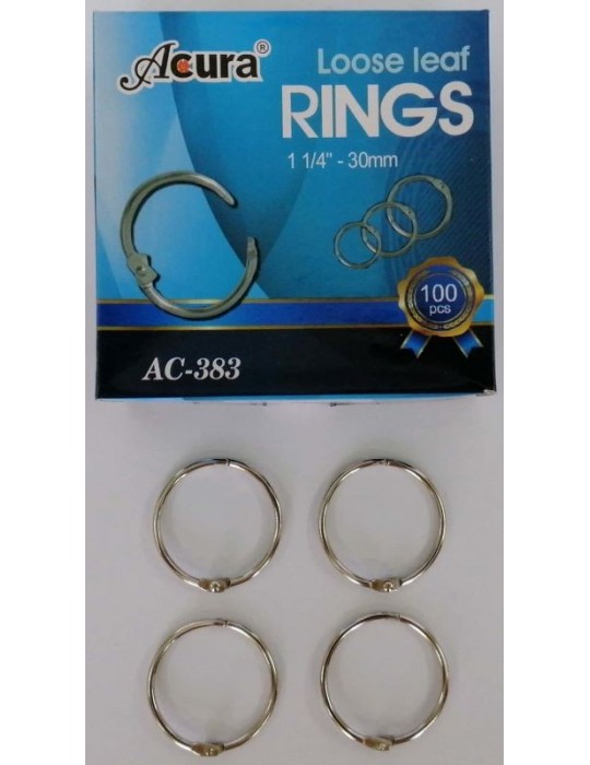 JAYAMART Stationery|Acura Card Ring 30 mm AC-383 100'sRM30.00RM30.00AcuraMiscellaneous - Office Stationery
