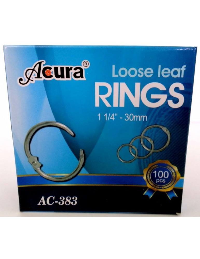 JAYAMART Stationery|Acura Card Ring 30 mm AC-383 100'sRM30.00RM30.00AcuraMiscellaneous - Office Stationery