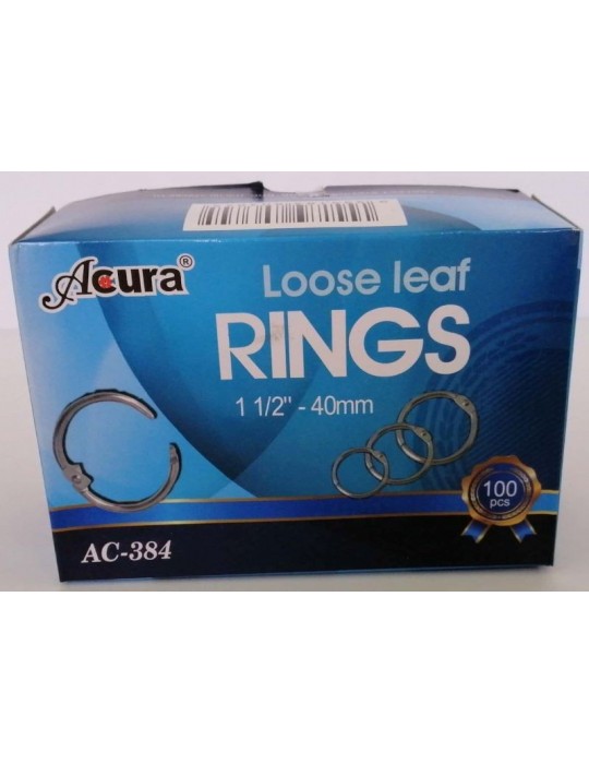 JAYAMART Stationery|Acura Card Ring 40 mm AC-384 100'sRM36.00RM36.00AcuraMiscellaneous - Office Stationery