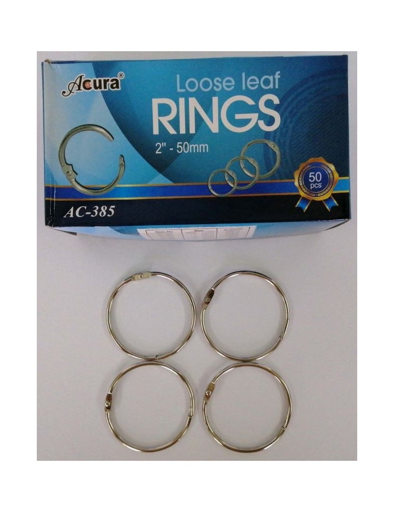 JAYAMART Stationery|Acura Card Ring 50 mm AC-385 50'sRM27.00RM27.00AcuraMiscellaneous - Office Stationery