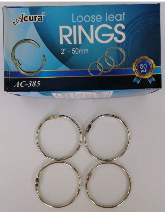 JAYAMART Stationery|Acura Card Ring 50 mm AC-385 50'sRM27.00RM27.00AcuraMiscellaneous - Office Stationery