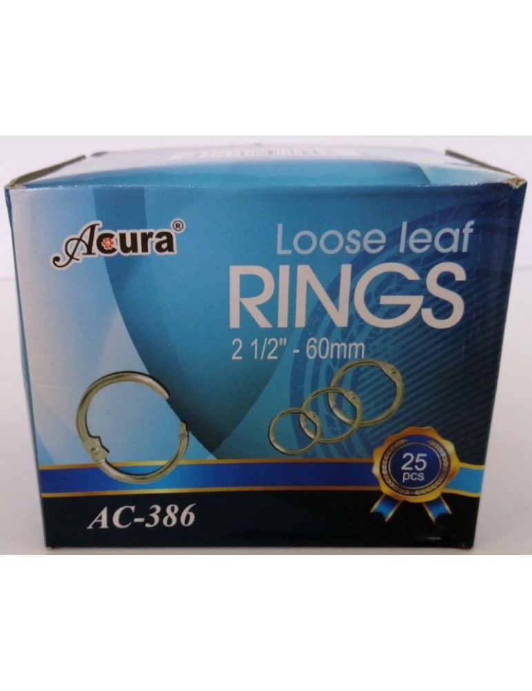 JAYAMART Stationery|Acura Card Ring 60 mm AC-386 25'sRM27.00RM27.00AcuraMiscellaneous - Office Stationery